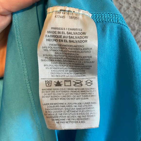 Nike DRI-FIT Tank Top Racerback XS Blue Sleeveless Athletic Workout - Picture 5 of 7